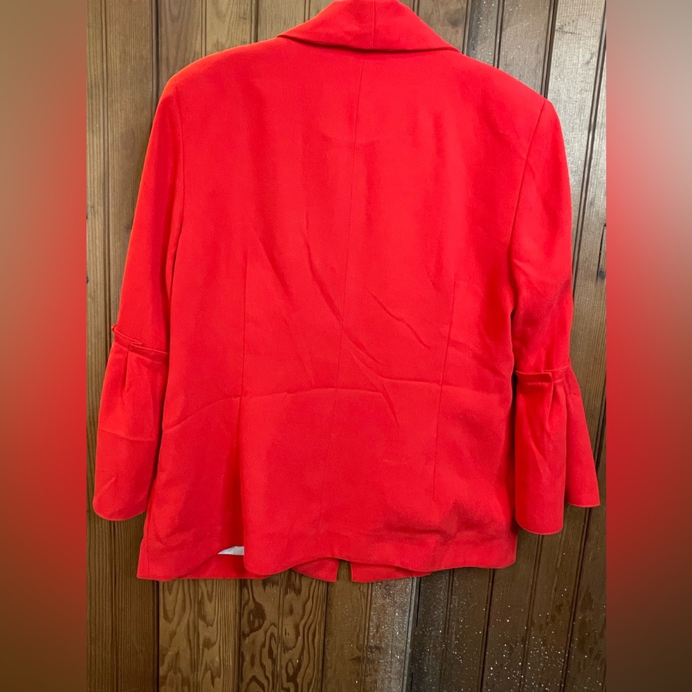 Greylin Red Blazer with Flared Sleeves XL - Picture 6 of 9